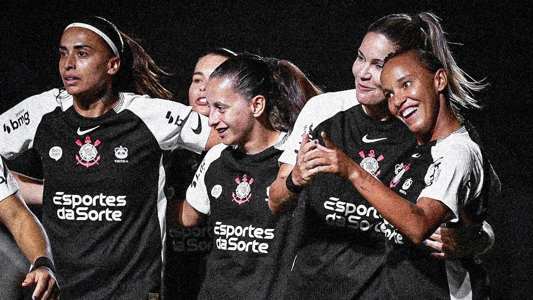 Belén Aquino e outras jogadoras do Corinthians - Foto: Rodrigo Gazzanel/Corinthians