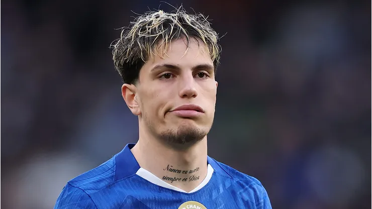 Garnacho pode deixar o Chelsea. Foto: Alex Pantling/Getty Images