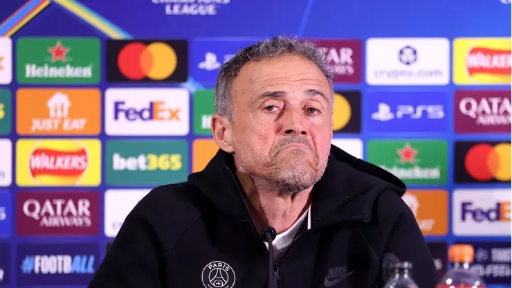 Luis Enrique, técnico do PSG (Luke Walker/Getty Images)