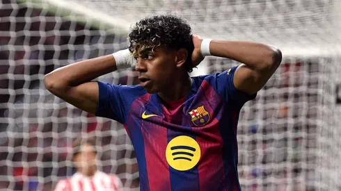 Lamine Yamal pelo Barcelona. (Foto: Denis Doyle/Getty Images)