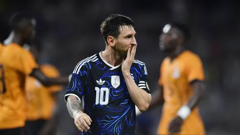 Messi em jogo da Argentina. (Foto: Marcelo Endelli/Getty Images)