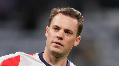 Manuel Neuer se empolga com possível renovação no Bayern de Munique. (Photo by Aitor Alcalde/Getty Images)