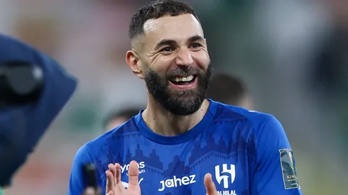 Karim Benzema, do Al-Nassr. (Photo by Yasser Bakhsh/Getty Images)