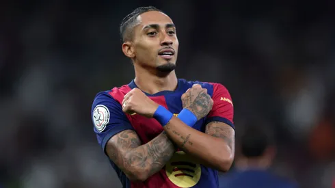 Raphinha é baixa por cinco semanas. Yasser Bakhsh/Getty Images.