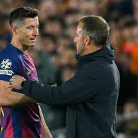 Lewandowski se irrita com substituição no Barcelona