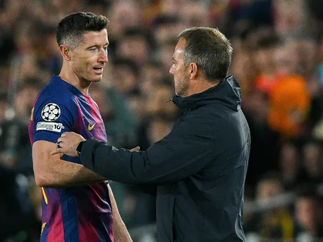 Lewandowski se irrita com substituição no Barcelona
