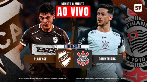 Platense e Corinthians se enfrentam nesta quinta-feira (9). Rodrigo Valle/Getty Images e Ricardo Moreira/Getty Images