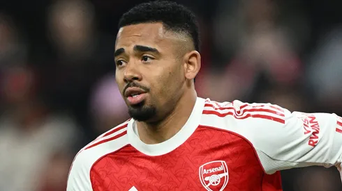 Gabriel Jesus em jogo do Arsenal. (Photo by Stuart Franklin/Getty Images)