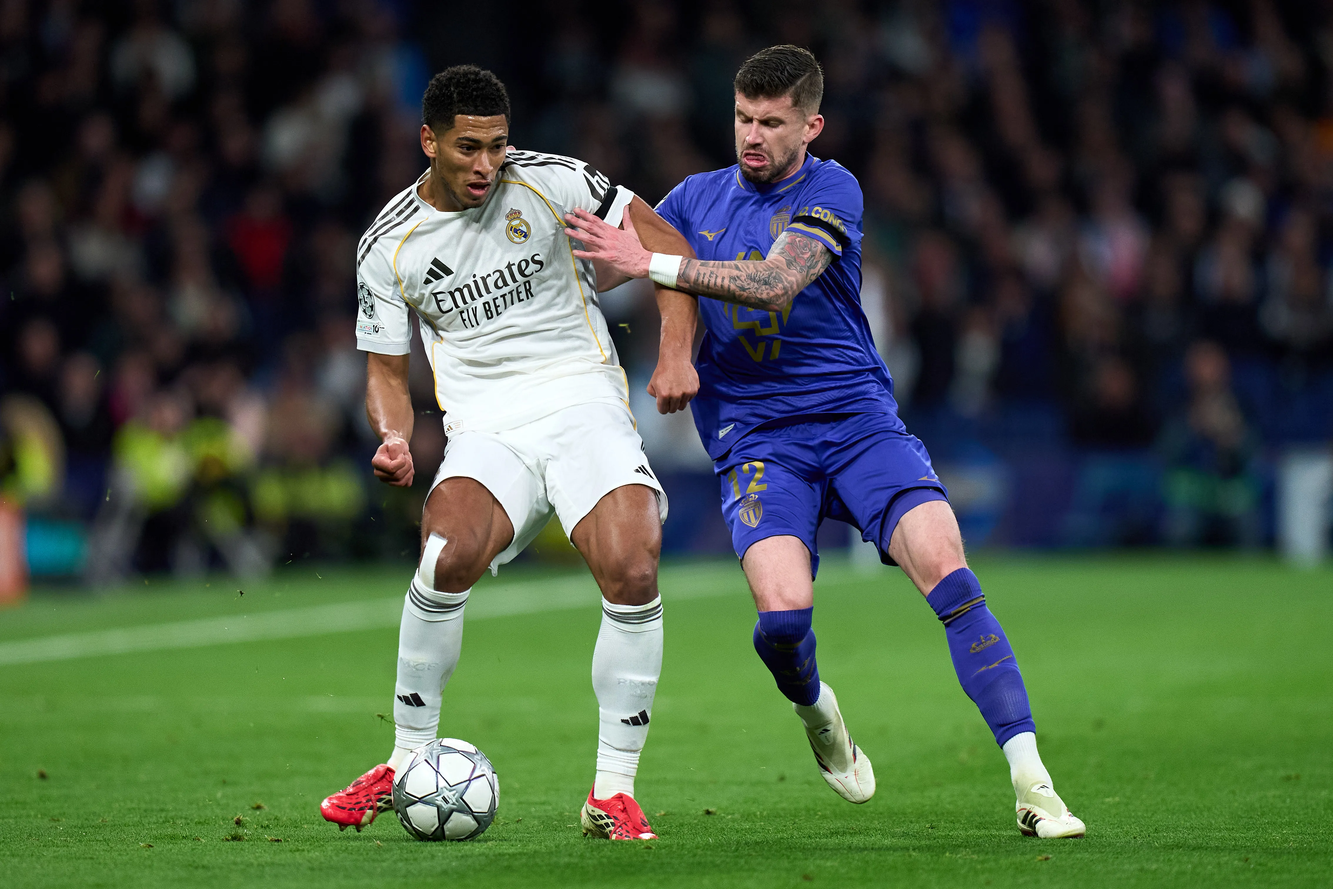 C. Henrique em duelo contra Jude Bellingham. Foto: Angel Martinez/Getty Images