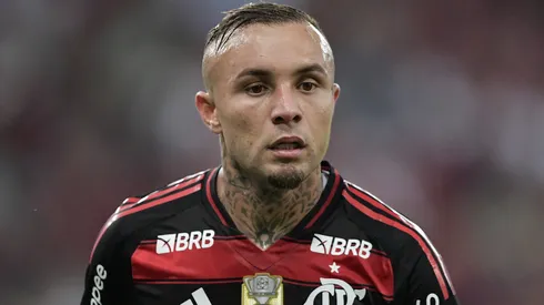 Everton Cebolinha em campo pelo Flamengo. Foto: Thiago Ribeiro/AGIF