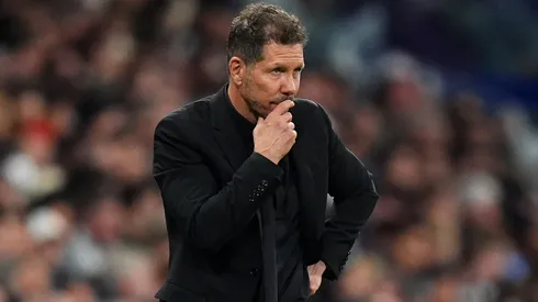 Técnico do Atlético de Madrid, Simeone comenta momento da equipe. Foto: Angel Martinez/Getty Images