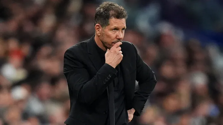 Técnico do Atlético de Madrid, Simeone comenta momento da equipe. Foto: Angel Martinez/Getty Images