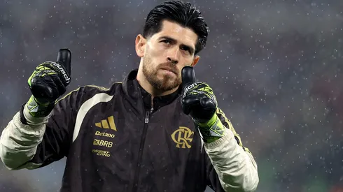 Rossi em um aquecimento pelo Flamengo. Foto: Wagner Meier/Getty Images