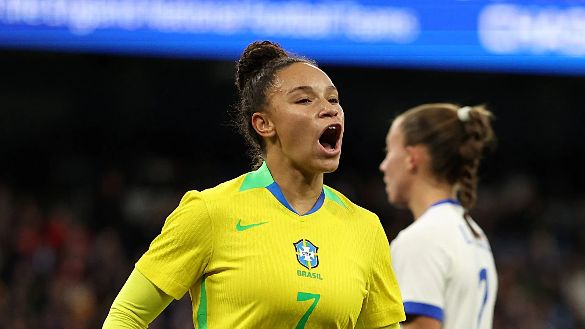 Dudinha pela Seleção Brasileira Feminina