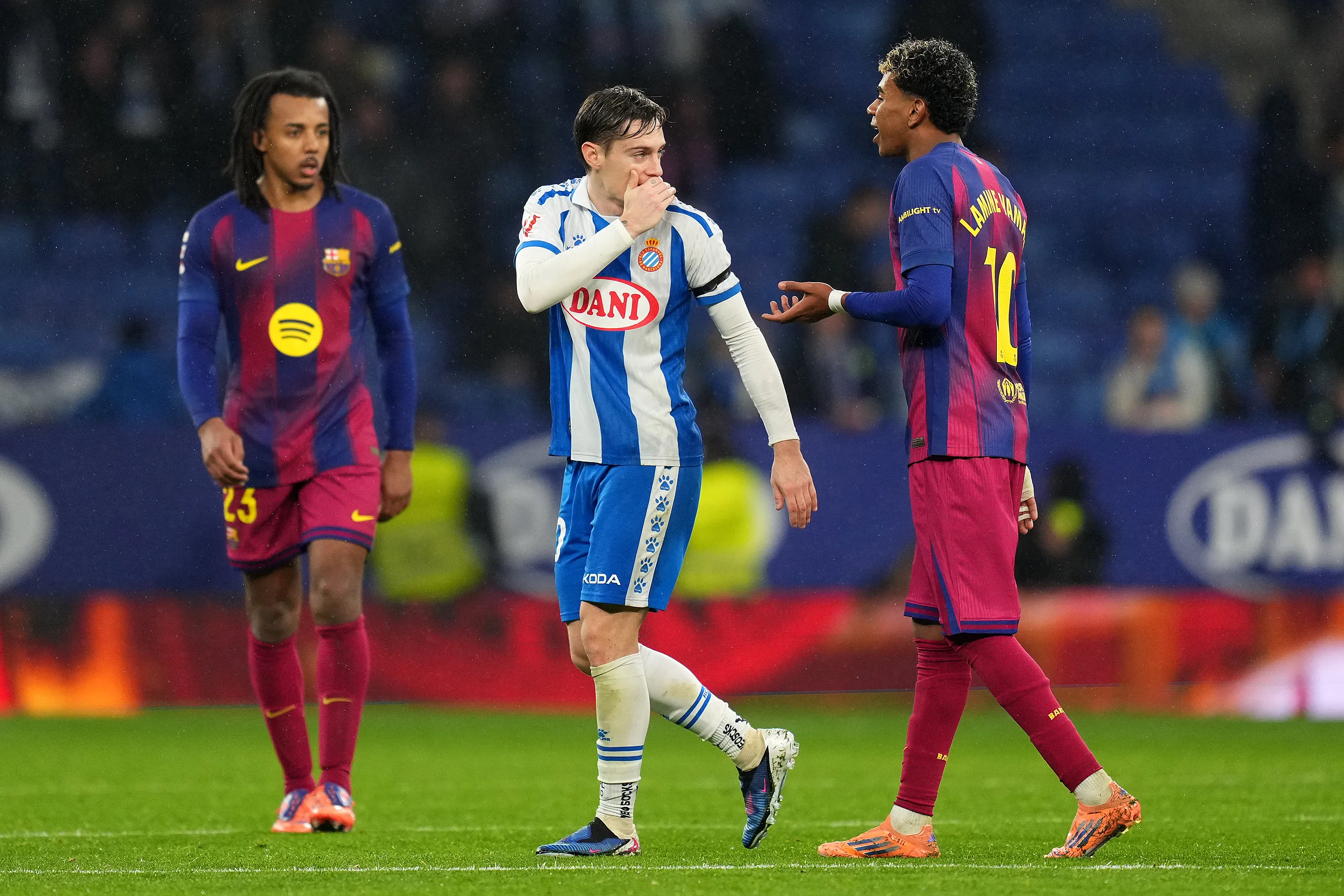Lamine Yamal x Espanyol. Foto: Alex Caparros/Getty Images