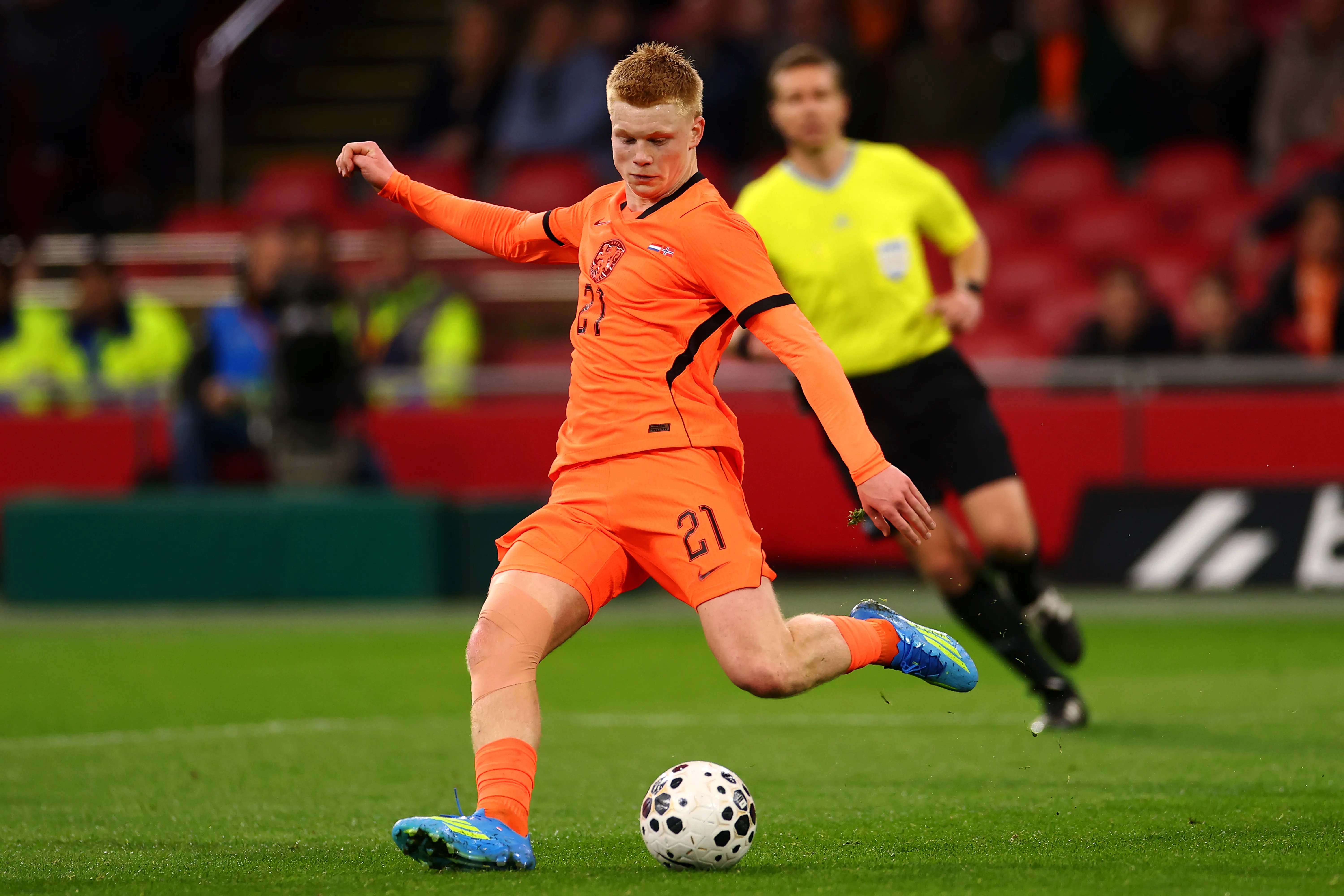 Kees Smit em jogo da Holanda. Foto: Dean Mouhtaropoulos/Getty Images