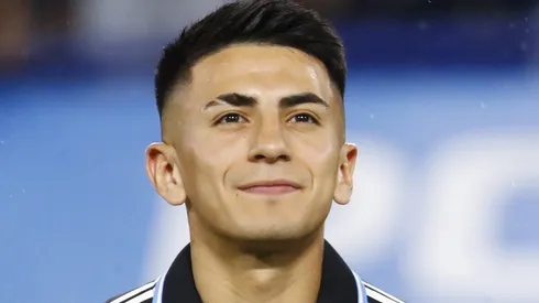 Thiago Almada segue sem espaço no Atlético de Madrid e Palmeiras mantém interesse. Foto: Marcos Brindicci/Getty Images