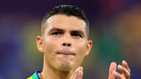 Thiago Silva quer bater recorde histórico e ser o jogador mais velho do Brasil em Copas. (Foto por Buda Mendes/Getty Images)