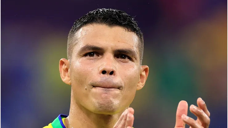 Thiago Silva quer bater recorde histórico e ser o jogador mais velho do Brasil em Copas. (Foto por Buda Mendes/Getty Images)