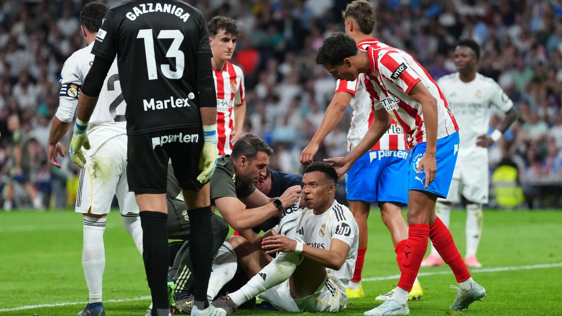 Mbappé foi preservado de treino pelo Real Madrid (foto: Angel Martínez/Getty Images)