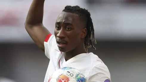 Yan Diomande pelo RB Leipzig. (Photo by Maja Hitij/Getty Images)