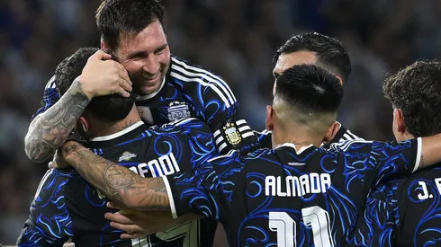 Jogadores da Seleção Argentina. (Photo by Marcelo Endelli/Getty Images)