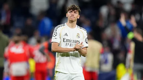 Thiago Pitarch pelo Real Madrid. (Foto: Angel Martinez/Getty Images)