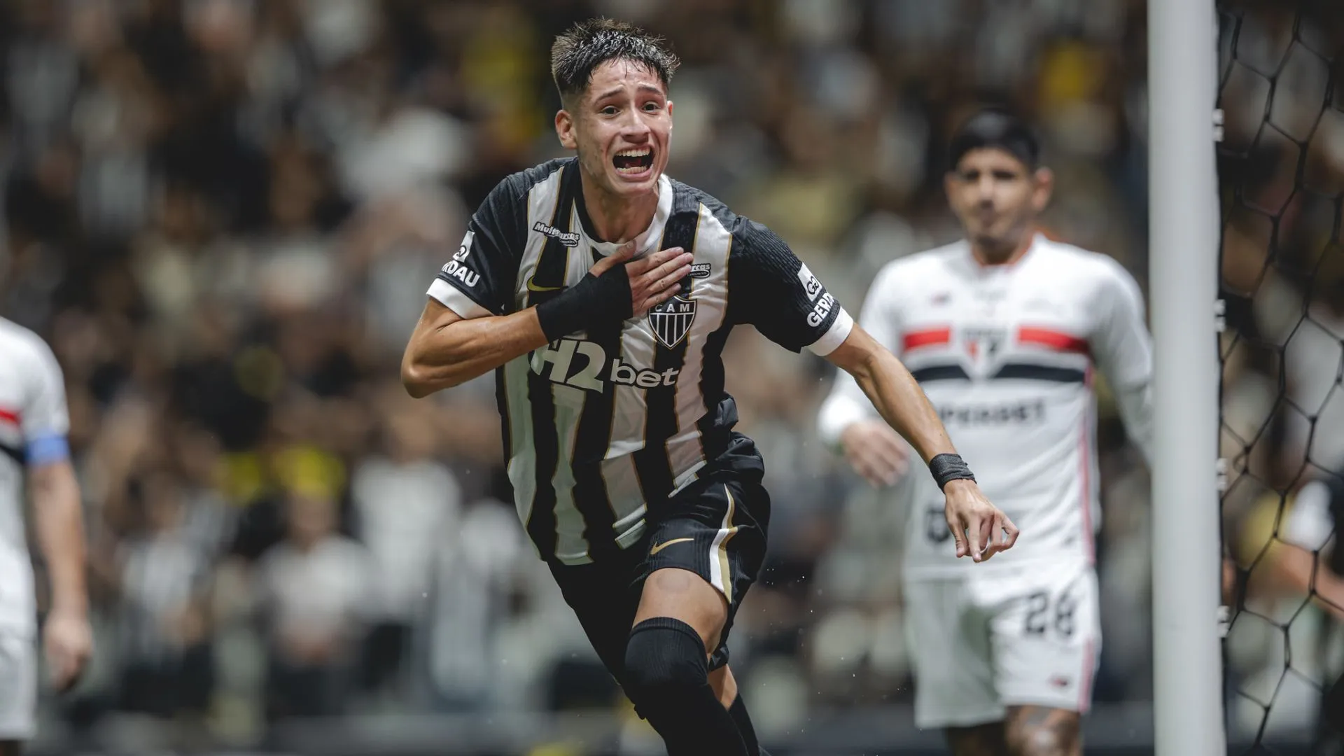 Iván Román se transferiu do Palestino para o Atlético-MG (foto: Pedro Souza/CAM)
