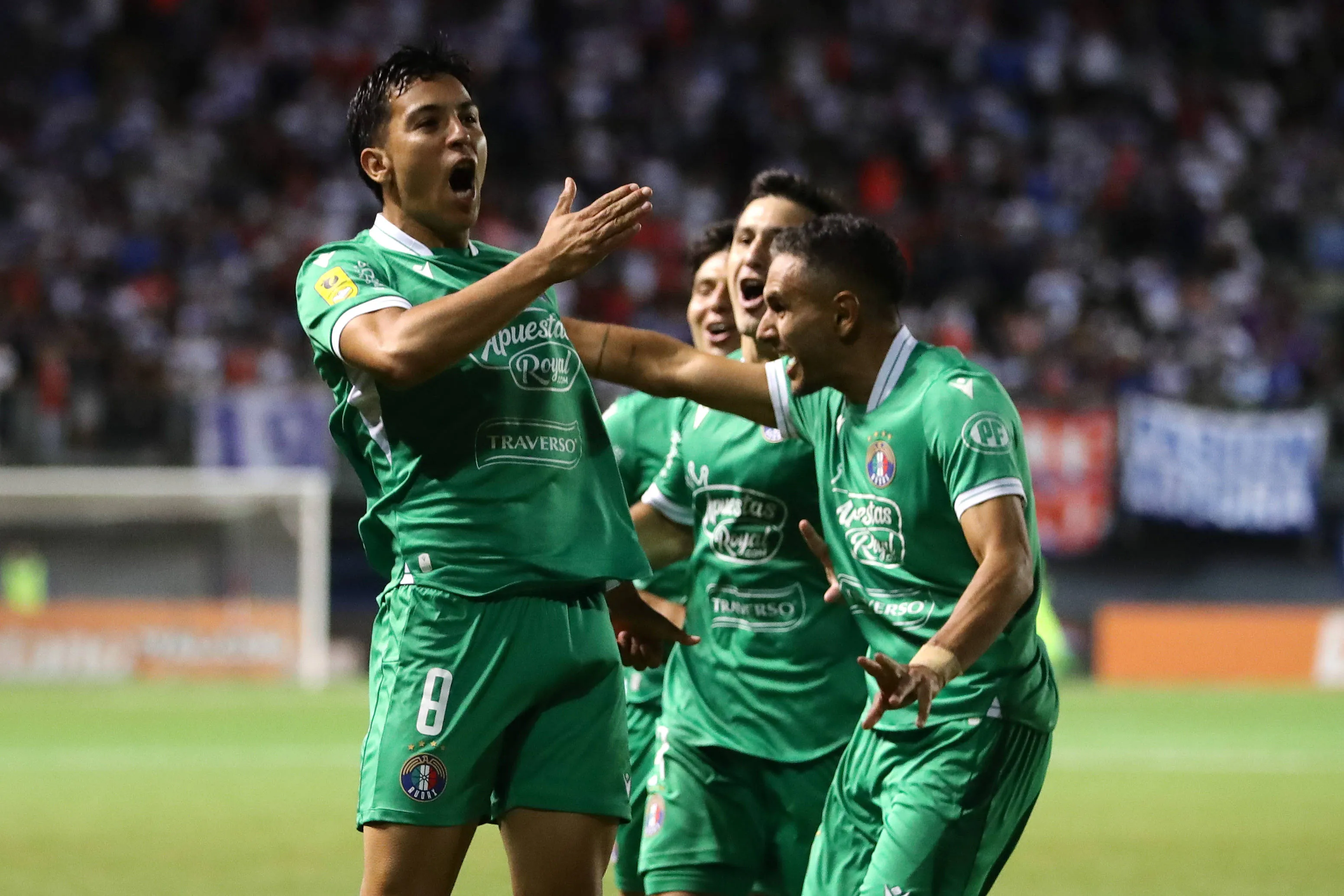 Jogadores do Audax Italiano. Foto: IMAGO /&nbsp;Photosport