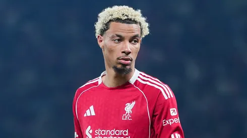 Hugo Ekitiké no jogo entre PSG x Liverpool. (Photo by Franco Arland/Getty Images)