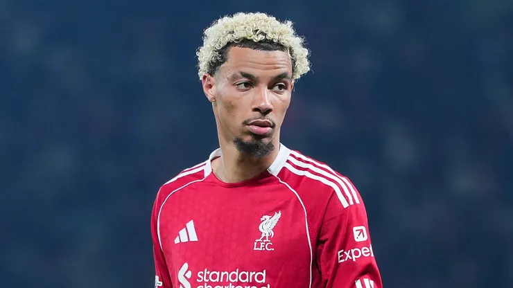 Hugo Ekitiké no jogo entre PSG x Liverpool. (Photo by Franco Arland/Getty Images)