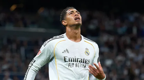 Jude Bellingham lamenta em jogo. (Foto: Angel Martinez/Getty Images)