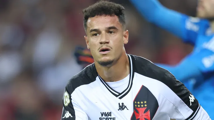 Coutinho em campo pelo Vasco. Foto: Lucas Figueiredo/Getty Images