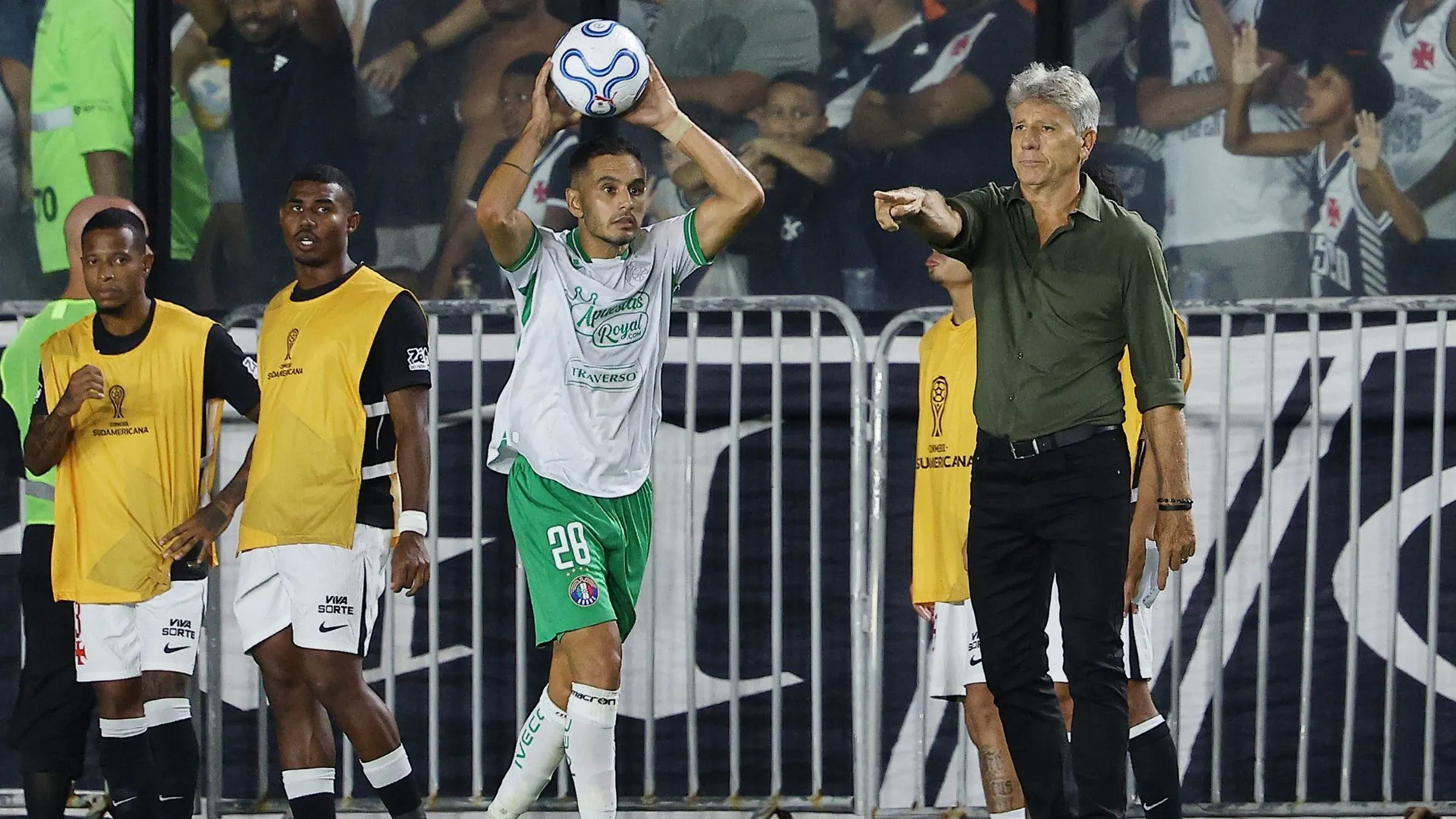 Renato Gaúcho em Vasco x Audax (foto: Wagner Meier/Getty Images)