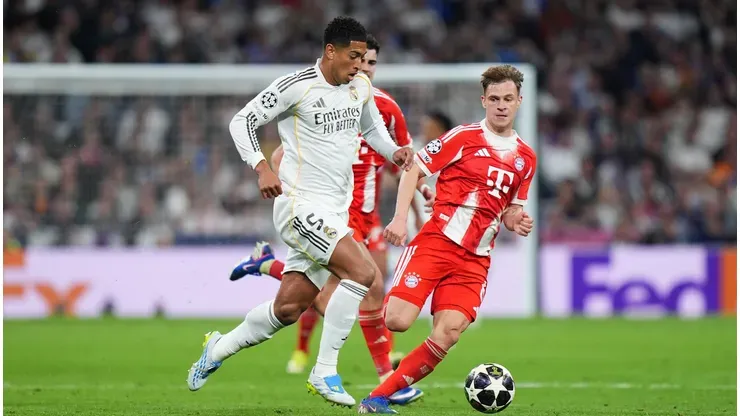 Jogadores no duelo Real Madrid x Bayern (Angel Martinez/Getty Images)