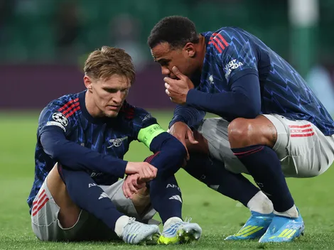 Ødegaard confirma nova lesão e volta a desfalcar o Arsenal