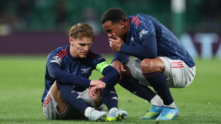Ødegaard desfalcou o Arsenal contra o Sporting pela Champions League