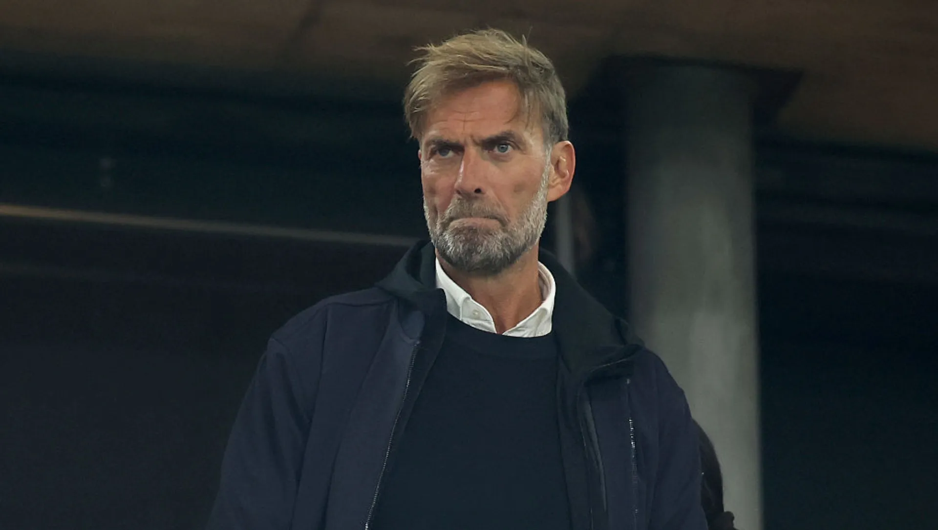 Klopp durante jogo do Liverpool