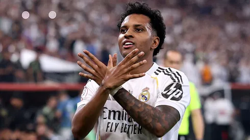 Rodrygo pode deixar o Real Madrid. Yasser Bakhsh/Getty Images.