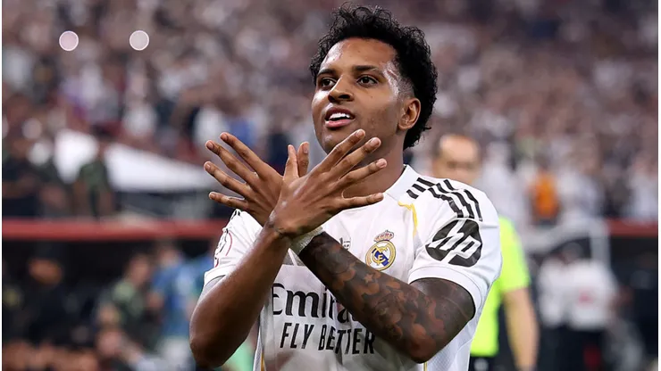 Rodrygo pode deixar o Real Madrid. Yasser Bakhsh/Getty Images.