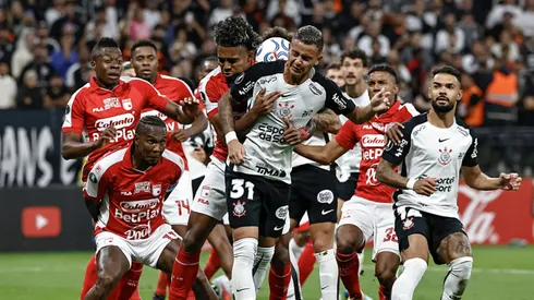 Santa Fe perde para o Corinthians. Alexandre Schneider/Getty Images.