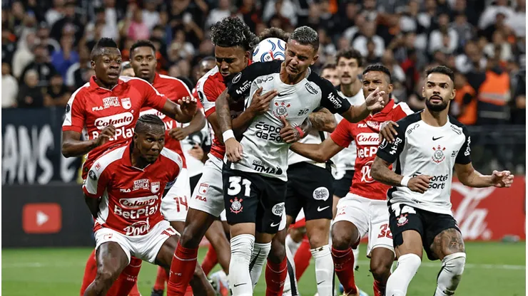 Santa Fe perde para o Corinthians. Alexandre Schneider/Getty Images.