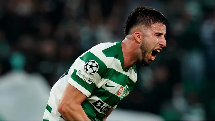 Gonçalo Inácio entra na mira de Chelsea e gigantes europeus para reforçar a zaga na próxima temporada. (Foto de Gualter FatiaGetty Images)