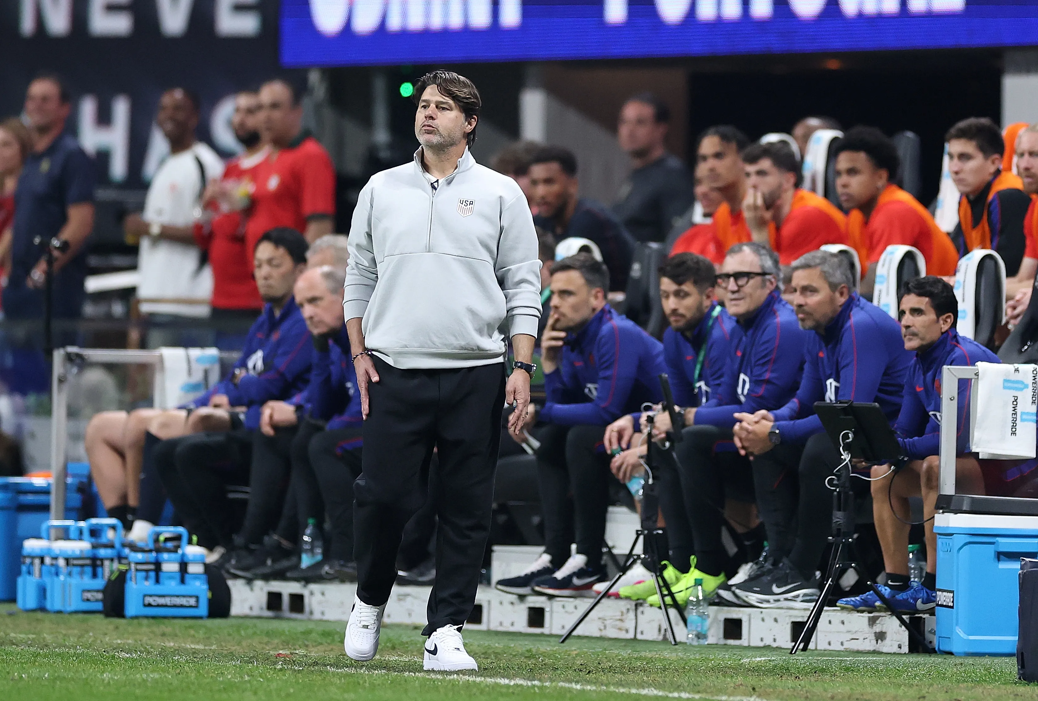 Pochettino, atual treinador dos EUA. Foto: Kevin C. Cox/Getty Images