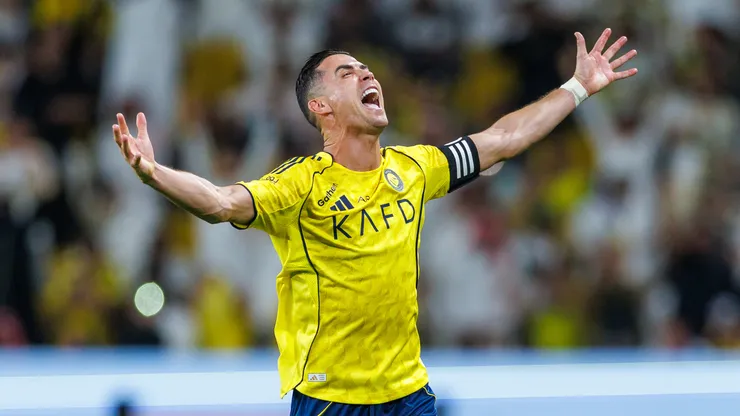 Cristiano Ronaldo pelo Al-Nassr. (Foto: Abdullah Ahmed/Getty Images)