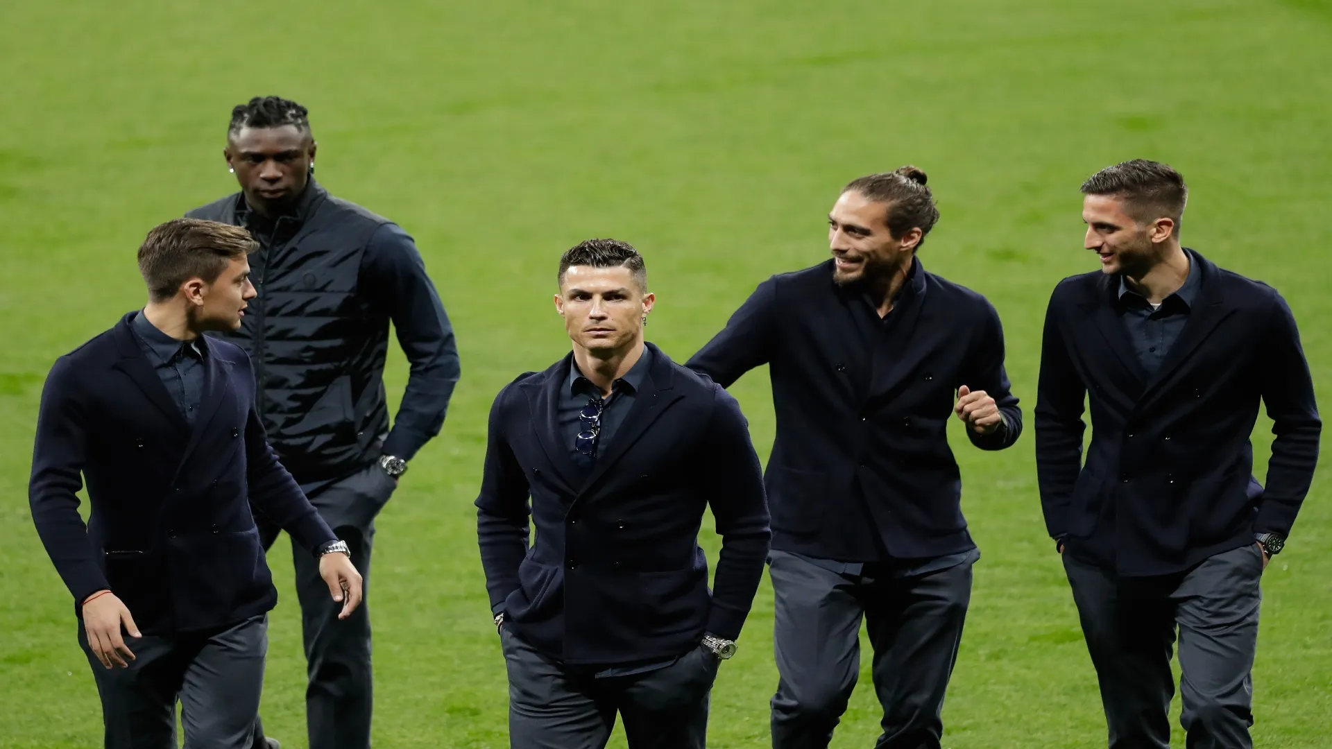 CR7, Cáceres e companheiros em 2019 pela Juventus – Gonzalo Arroyo Moreno/Getty Images