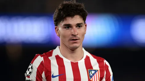 Julián Álvarez em campo pelo Atlético de Madrid. Foto: Eric Alonso/Getty Images