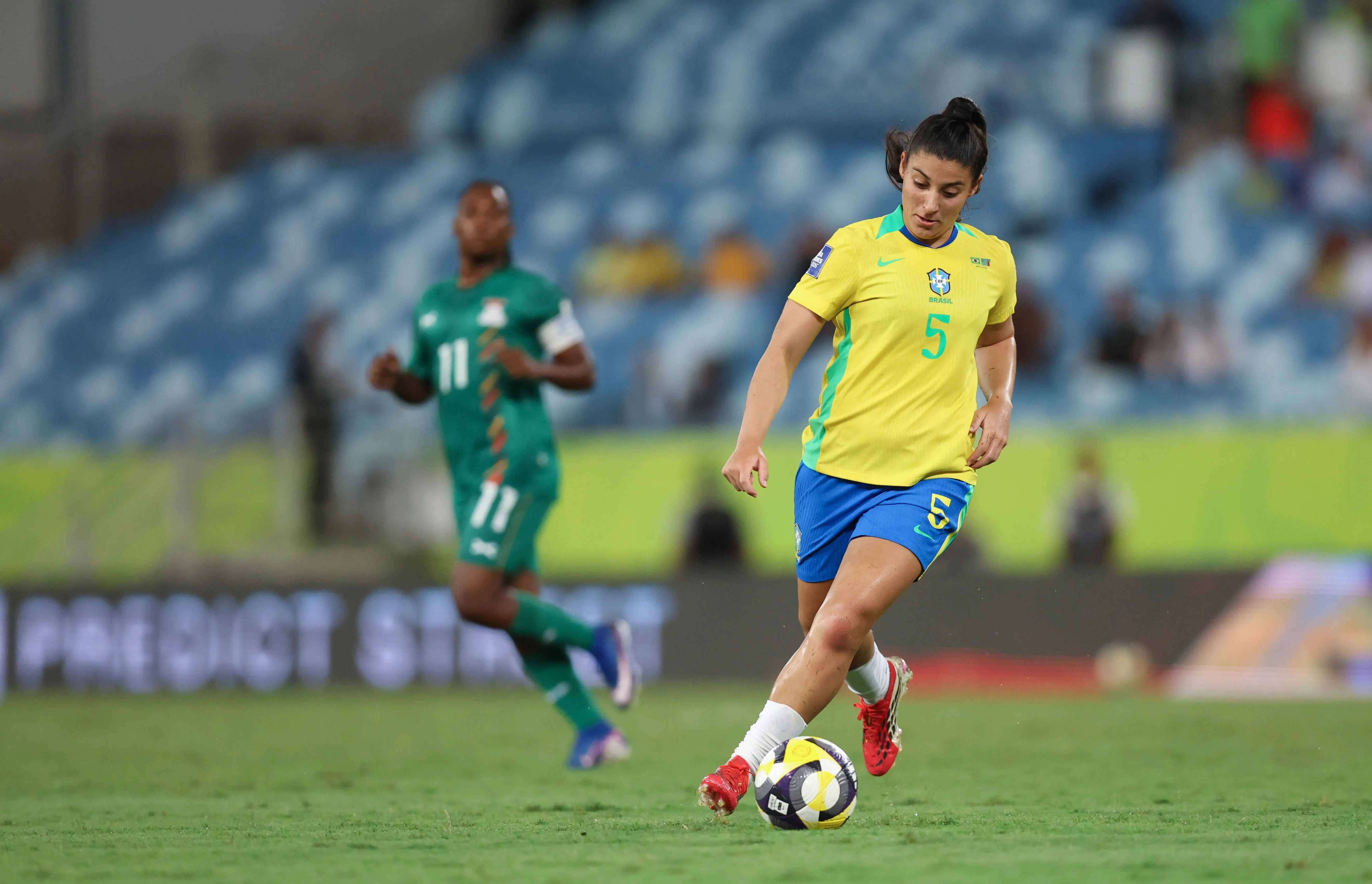 Duda Sampaio atuando pela Seleção Feminina - Foto: Lívia Villas Boas/CBF