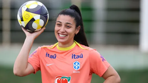 Em preparação, Duda Sampaio destaca dificuldade no confronto contra o Canadá – Foto: Lívia Villas Boas/CBF