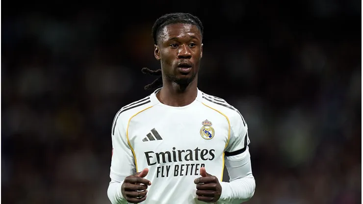 Camavinga não quer deixar o Real Madrid. Angel Martinez/Getty Images.